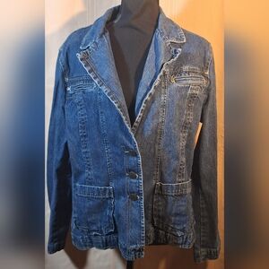 Bill Blass Dark Blue Denim Jacket